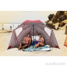 Sport-Brella All-Weather 8-Foot Umbrella Canopy Shelter, Red 000960102